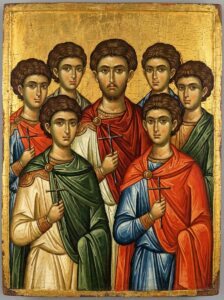 Подайте прошение в церковь на молебен святым семи отрокам Эфесским