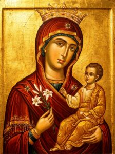 Подайте прошение в церковь на молебен Богородице перед иконой Неувядаемый Цвет