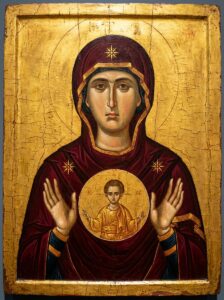 Молебен Богородице перед иконой «Помощница в родах»