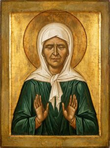 Подайте прошение в церковь на молебен блаженной Матроне Московской о даровании детей