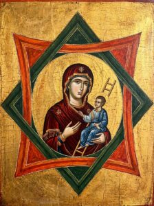 Подайте прошение в церковь на молебен Богородице перед иконой Неопалимая Купина