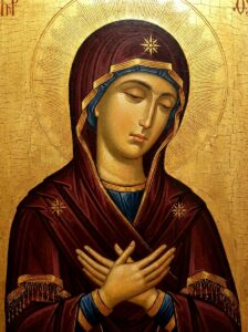 Подайте прошение в церковь на молебен Богородице перед иконой Умиление