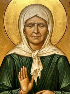 Подайте прошение в церковь на благодарственный молебен Матроне Московской