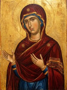 Подайте прошение в церковь на благодарственный молебен Пресвятой Богородице